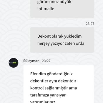 Fixbet Güvenilir Bir Site Değil
