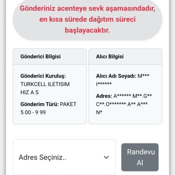 Kuryenet Te Kargom Elime Ulaşmadı