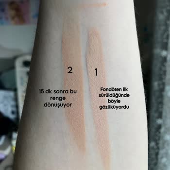 Eve Shop'tan Alınan L'Loreal Paris Fondötende Renk Uyumsuzluğu