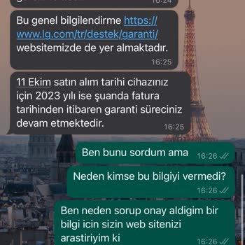 LG Garanti Süresi Yalan Beyan
