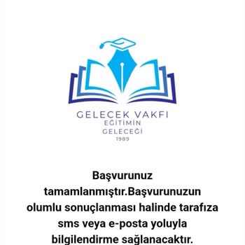 Gelecek Vakfı Geri Ödemesiz Burs
