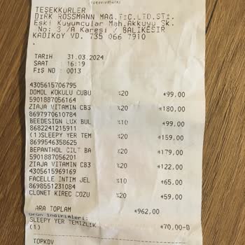 Rossmann Krem İadesinde Yaşanan Mağduriyet Ve Personel Tutumu