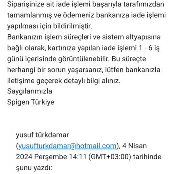 Spigen Turkiye Resmi Sitesi Mağduriyeti