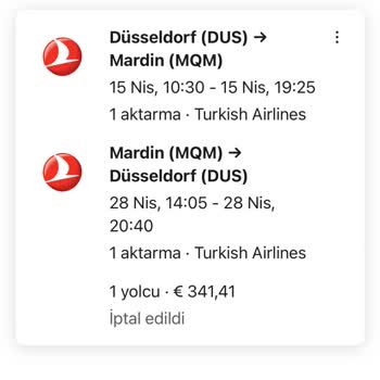 Booking.com Uçak Bilet İptali