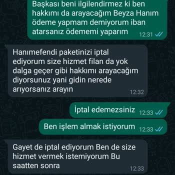 Beyza Çiçek Güzellik Merkezinde Yaşanan Ödeme Sorunları