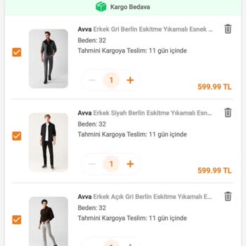 Avva Giyim Trendyol'da Yanlış Ve Stok Sorunuyla Karşılaştığım Sipariş Deneyimi