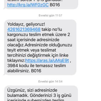 Aras Kargo Kargomu Kaybetti Şikayet Var
