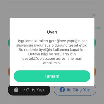 Dolap Uygulaması Sebepsiz Yere Engelledi