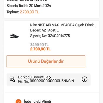 In Street İade/ Değişim Yapmıyor