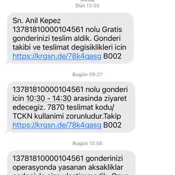 Kargomsende Firmasının Ürünleri Teslim Etmeden Gitmesi...