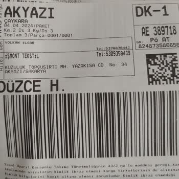 İşmont Tekstil Kargo Ücreti Mağduriyeti