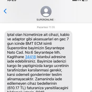 Turkcell Superonline Yanlış Adres Sorunu