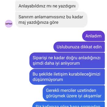 Mirakidss Hem Yanlış Ürün Gönderiyorlar Hem De Hakaret Ediyorlar