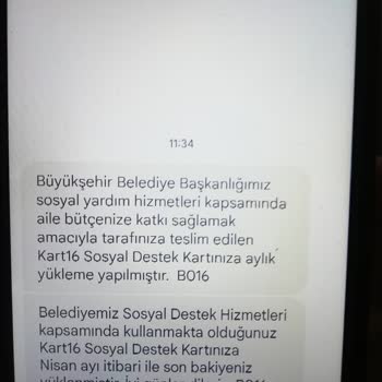 Bursa Büyükşehir Belediyesi Yardımın Devam Edilmesini İstiyorum