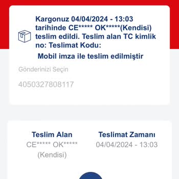 Aras Kargo Kargomu Teslim Etmediği Halde Edilmiş Gösteriyor!