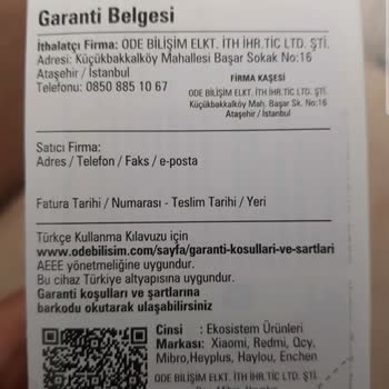 Trendyol Ve Ode Bilişim Tüketiciyi Yanıltan Ürün İlanı Açıklaması