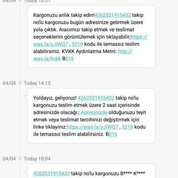 Aras Kargo Teslimat Yanlısı Problemi