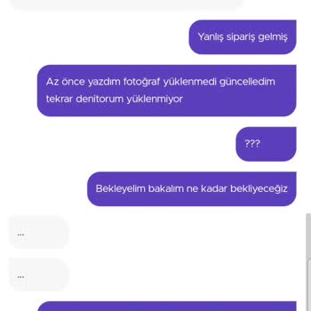 Getir Kuryesi Hatalı Ürün Getirdi.