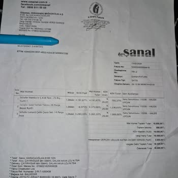 Özşanal Perakende Schafer Kate Yemek Takımı