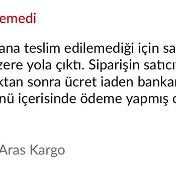Aras Kargo Profesyonel Olmayan Hareketler