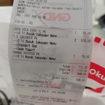 Baydöner Porsiyonları Yetersiz Ve Pahalı