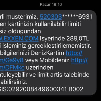 Exxen Kredi Kartımdan İzinsiz Ödeme Alındı!