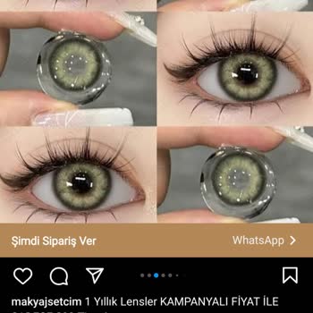 Makyaj.setleri (Instagram) Yanlış Renk Lens Hüsranı