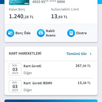 Halkbank Kart Ücreti İade Talebi