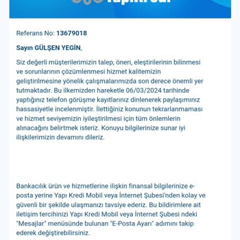 Yapı Kredi Bankası Hesap Açılışında Hatalı Bilgi Verilmesi