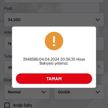 Ziraat Yatırım Acil Yardım İstiyorum