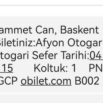 Başkent Turizm Otobüsleri Sefer Saatlerine Hiç Uymuyor