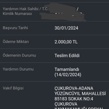 Aile ve Sosyal Hizmetler Bakanlığı Hane Yardımı Teslim Edilmedi