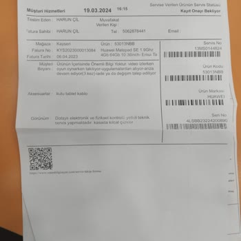 Vatan Bilgisayar Ve Huawei Yardımcı Olmadılar