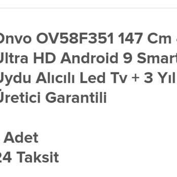 Onvo Tekirdağ Çorlu Evkur'dan Alınan Smart TV'nin Ardı Arkası Kesilmeyen Sorunları