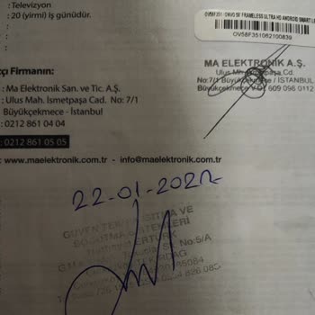 Onvo Tekirdağ Çorlu Evkur'dan Alınan Smart TV'nin Ardı Arkası Kesilmeyen Sorunları