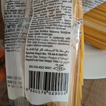 Ankara Makarna Bozuk Çıktı