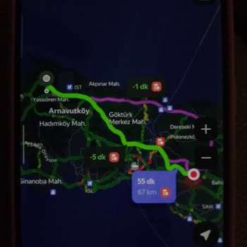 Google Maps Avrasya Tüneli Sorunu