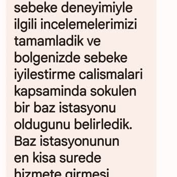 Vodafone Baz İstasyonu Sökümü Sonucu Mağduriyet.