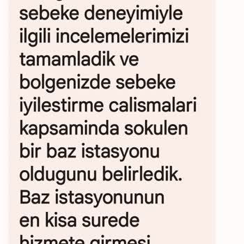 Vodafone Baz İstasyonu Sökümü Sonucu Mağduriyet.