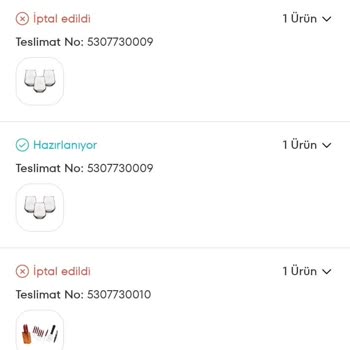 A101 Extra Siparişimin Ve İptal İşleminin Askıda Kalması