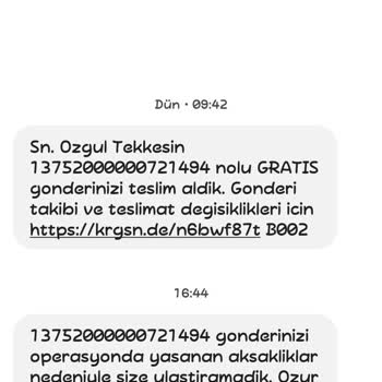 KARGOMsende Kargo Firması Kargomu Getirmedi