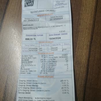 İBB - İstanbul Büyükşehir Belediyesi Yüksek Gelen Su Faturası