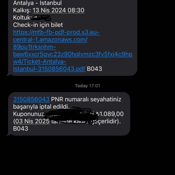 Kamil Koç Yasadışı Müşteriye Para İadesi Yapmıyor. Yalnızca Kupon