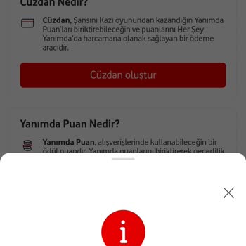 Vodafone Pay Lütfen Buna Bir Çözüm Bulun