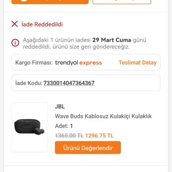 Trendyol İadeleri Reddediyor İnsanları Mağdur Ediyor