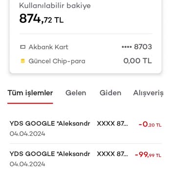 Google Pay YDS Google Habersiz Para Çekimi