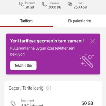 Vodafone Paket Değişikliği Aldatmacası