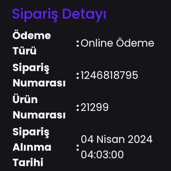 Pintipin Ürün Kodu Gönderilmedi