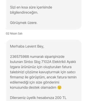 Hepsiburada Faturasız Ve Kusurlu Ürün Gönderme Ve Çözüm Üretmeme