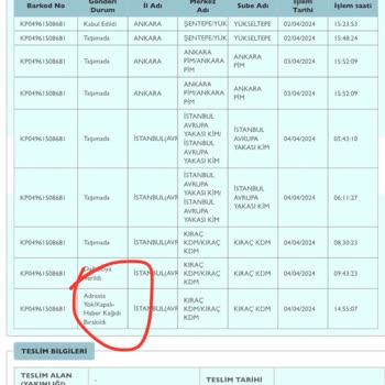 PTT Kargo Dağıtım Hizmetinde Yaşanan Sorunlar Ve Müşteri Memnuniyetsizliği